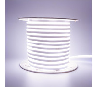 Led неон белый AVT 220V smd2835 120LED/m 7Вт/m IP65, 1м