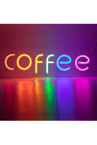 Неоновая вывеска "COFFEE" MONO (с контроллером)