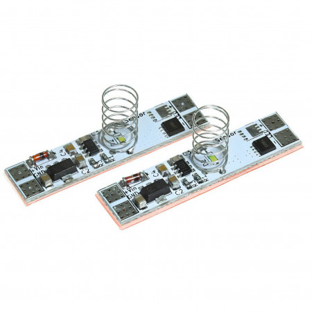 Сенсор диммер ON/OF 12-24V 10A белый М356 пружина 10 мм #87/6