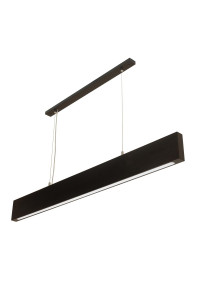 Подвесной линейный светильник черный AVATON #1000/1 FOREST-36W 4000K 120см (сосна)