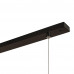 Подвесной линейный светильник черный AVATON #1000/1 FOREST-36W 4000K 120см (сосна)