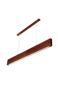 Подвесной линейный светильник коричневый AVATON #1002/1 FOREST-36W 4000K 120см (сосна)