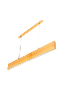 Подвесной линейный светильник янтарный AVATON #1005/1 FOREST-36W 4000K 120см (сосна)