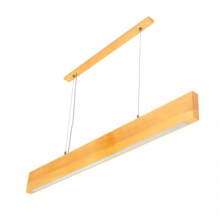 Подвесной линейный светильник янтарный AVATON #1005/1 FOREST-36W 4000K 120см (сосна)