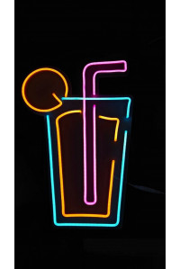 Неоновая вывеска Коктейль (500х340)