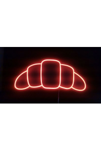 Неоновая вывеска Круассан (490х230)