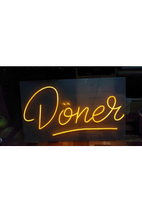 Неоновая вывеска Doner (1000х600)