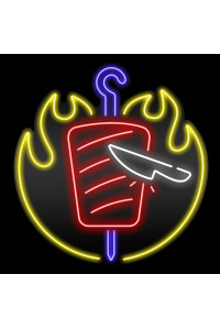 Неоновая вывеска Шаурма (480х500)