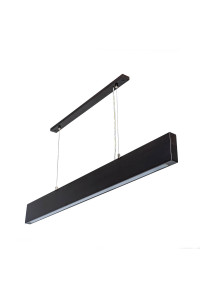 Подвесной линейный светильник черный AVATON #1500/1 FOREST-36W 4000K 120см (бук)