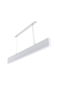 Подвесной линейный светильник белый AVATON #1507/1 FOREST-36W 4000K 120см (бук)