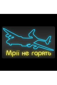 Неоновая вывеска Мрії не горять (1000x600)