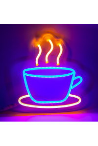 Неоновая вывеска Чашка кофе (200х215)