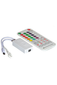 Контроллер для смарт неона Wi-Fi, с режимом в такт к музыке с пультом 38 кнопок #88
