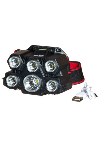 Налобный фонарь с аккумулятором W683