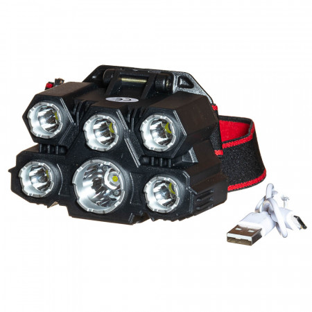 Налобный фонарь с аккумулятором W683