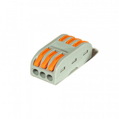 Клеммник серый проходной 3+3 РСТ-223
