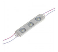 Led модуль белый холодный 12V smd3030 3LED 1.5Вт IP65