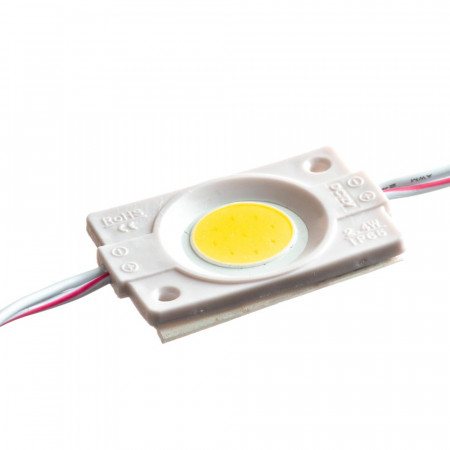 Led модуль белый СОВ 12V 1LED 2.4Вт круг IP65