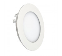 Led светильник врезной 6Вт 4000К круг IP20