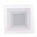 Led светильник стеклянный 6Вт 4000К квадрат IP20