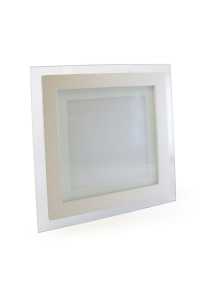 Led светильник стеклянный 12Вт 4000К квадрат IP20