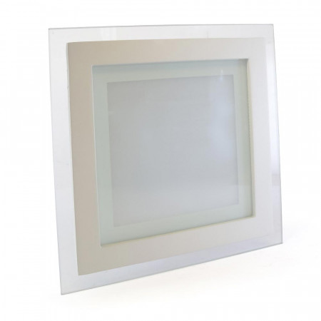 Led светильник стеклянный 12Вт 4000К квадрат IP20