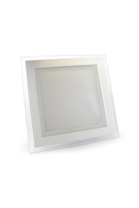 Led светильник стеклянный 18Вт 4000К квадрат IP20