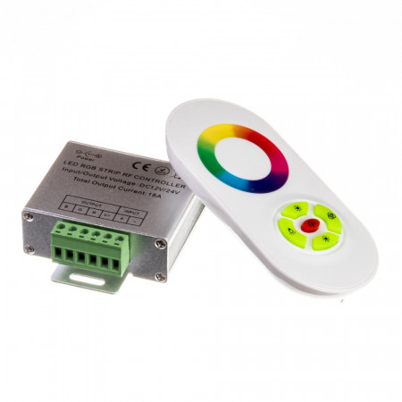 Контроллер белый RGB 18A-216Вт