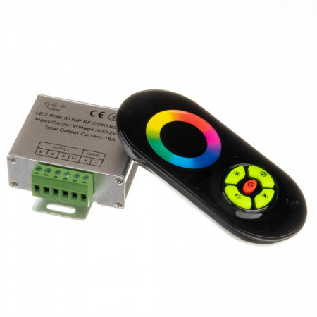 Контроллер черный RGB 18A-216Вт