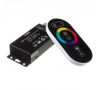 Контроллер черный RGB 18A-216Вт, (6 кнопок) 