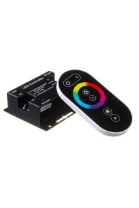 Led контроллер светодиодный rgb 18А/12 Вт черный (RR 6 кнопок)