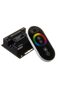 Led контроллер светодиодный rgb 24А/12 Вт черный (RR 6 кнопок)