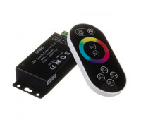 Контроллер черный RGB 18A-216Вт, (8 кнопок) 