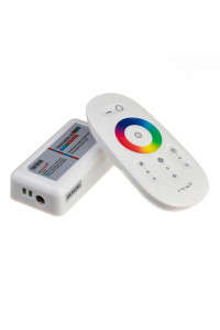 Контроллер белый RGB 18A-216Вт, (8 кнопок) 