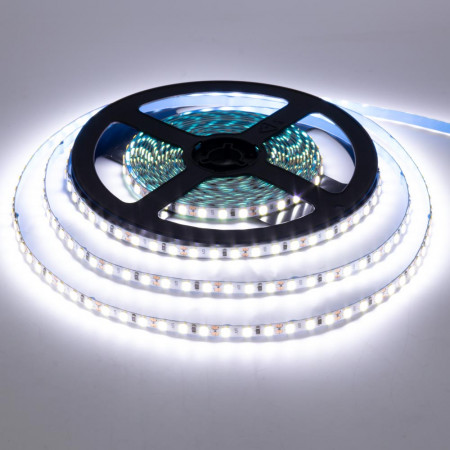 Led лента холодная белая 12V 5 мм AVT smd2835 120LED/m IP20, 1м