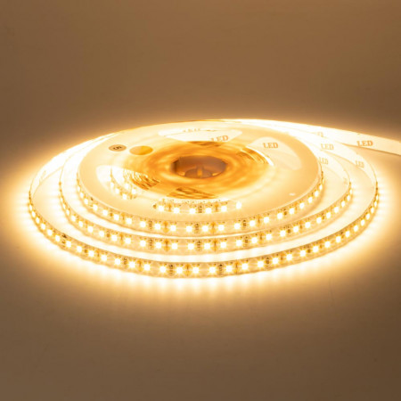 Led лента теплая белая 12V AVT smd2835 120LED/m IP65, 1м