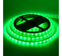 Led лента зеленая 12V smd2835 60LED/m IP20, 1м