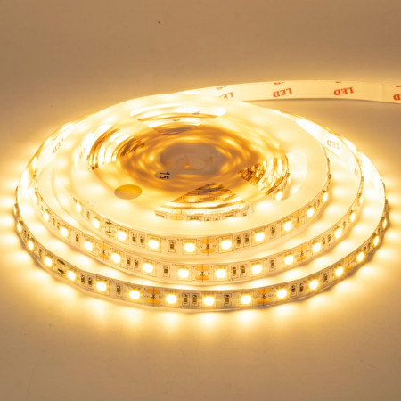 Led лента теплая белая 12V MOTOKO smd5050 60LED/m IP20, 1м