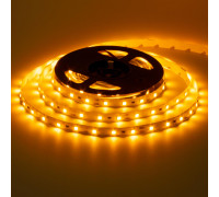 Led лента желтая 12V smd2835 60LED/m IP20, 1м