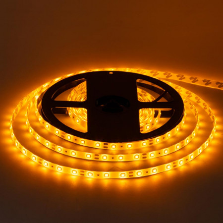 Led лента желтая 12V smd2835 60LED/m IP65, 1м