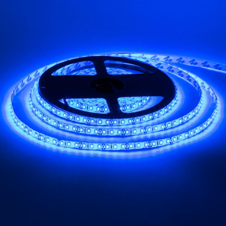 Led лента синяя 12V smd2835 120LED/m IP65, 1м