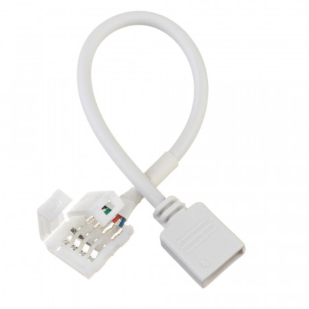 Коннектор для LED ленты RGB 12В 10мм зажим без "папы"