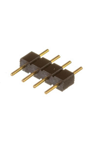 Коннектор для LED ленты RGB 12В 10мм папа+4 pin