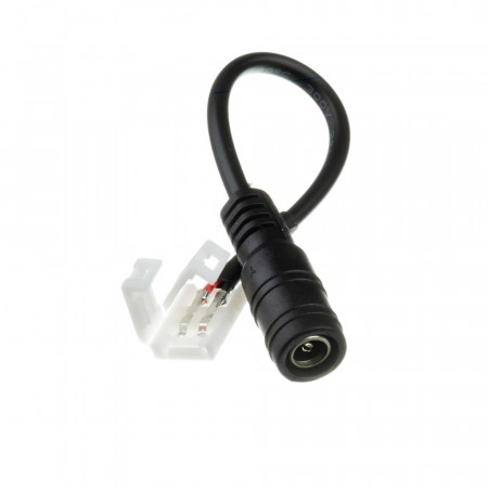 Коннектор для LED ленты 12В 8мм мама провод+зажим