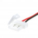 Коннектор для LED ленты 12В 8мм провод+2 зажима