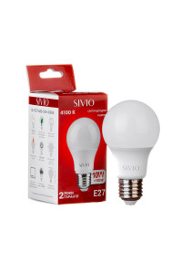 Led лампа SIVIO нейтральная белая 10W E27 A60 4100K