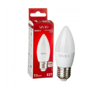 Led лампа SIVIO теплая белая 6W E27 C37 3000K