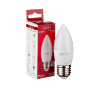 Led лампа SIVIO нейтральная белая 7W E27 C37 4100K