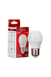 Led лампа SIVIO нейтральная белая 10W E27 G45 4100K