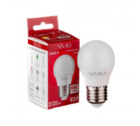 Led лампа SIVIO теплая белая 6W E27 G45 3000K